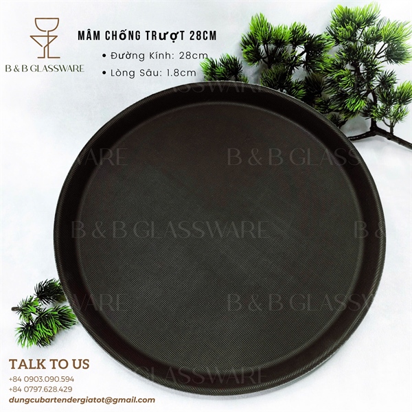 Mâm Chống Trượt 28cm