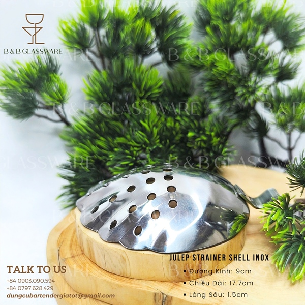 Julep Strainer Shell Inox 3