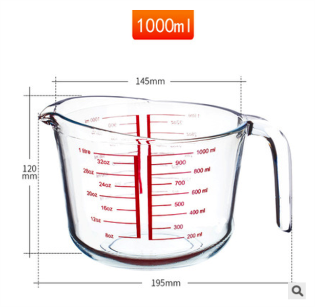 Ca Lường Thủy Tinh 1000ml