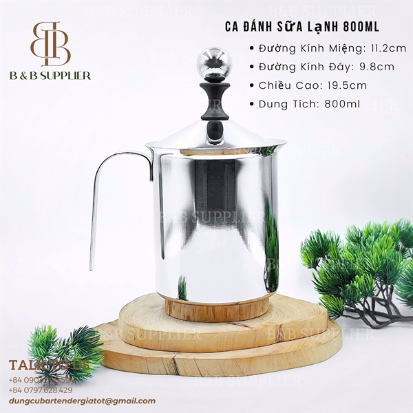 Ca Đánh Sữa Lạnh 800ml