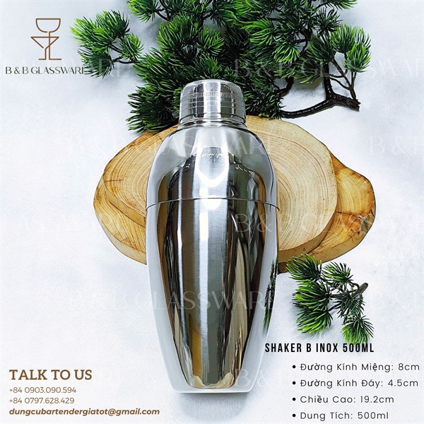 Shaker B Inox 500ml