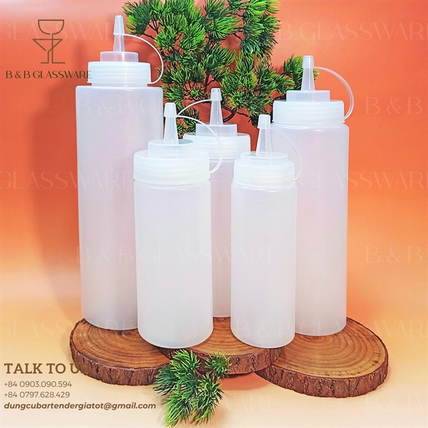 Chai Đựng Sốt Nhựa 24oz (700ml) 4