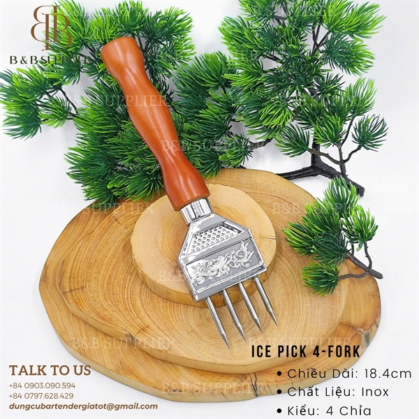 Ice Pick 4-Fork