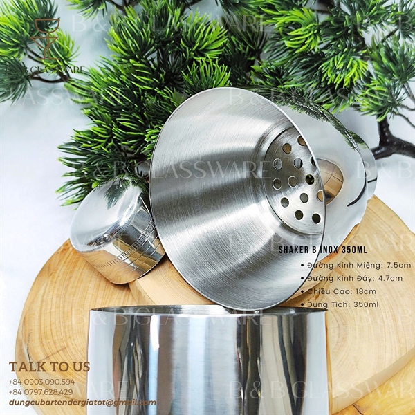 Shaker B Inox 350ml 4