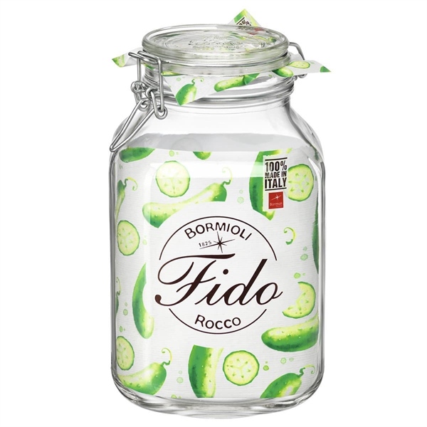 Hũ Thủy Tinh Nắp Khóa Cài Bormioli Rocco Fido 149250 Dung Tích 3 Lít