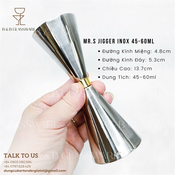 Mr.s Jigger Inox 45-60ml 3