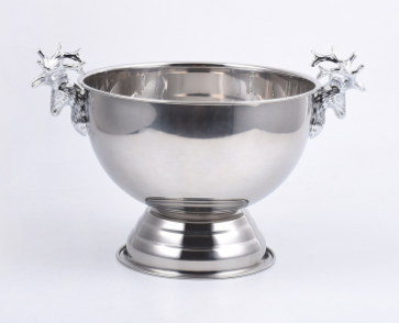 Bowl Inox Tay Cầm Nai - Bạc - ảnh 2
