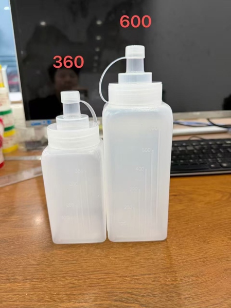 Chai Sốt Vuông Nhựa 360ml
