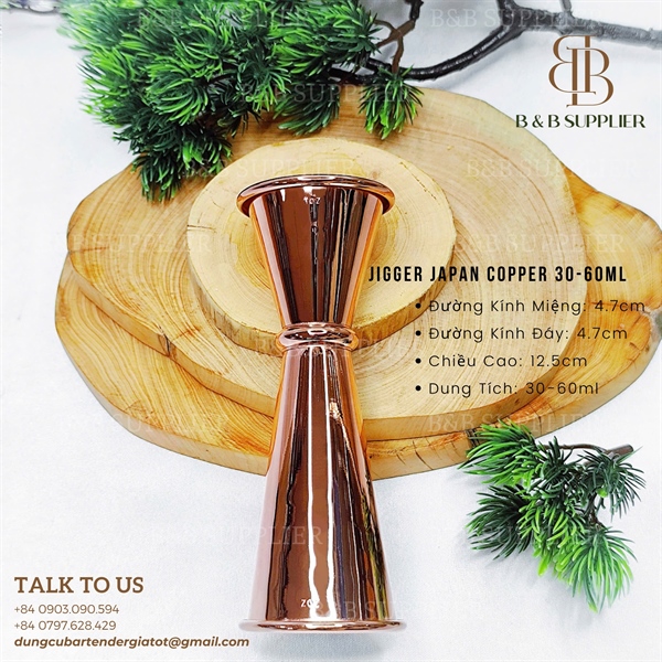 Jigger Japan Copper 30-60ml