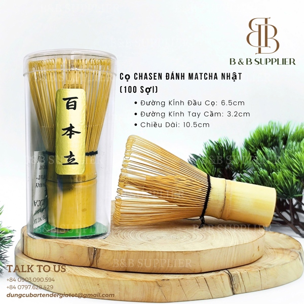 Cọ Chasen Đánh Matcha Nhật (100 Sợi)