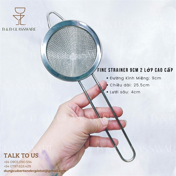Fine Strainer 9cm 2 Lớp Cao Cấp 3