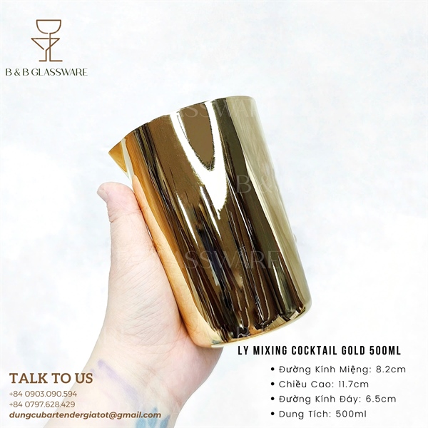 Ly MixIng Cocktail Gold 500ml 3
