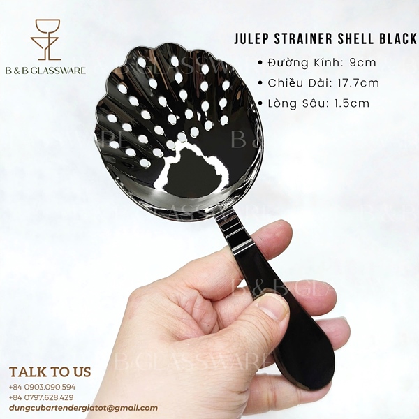 Julep Strainer Shell Black 4