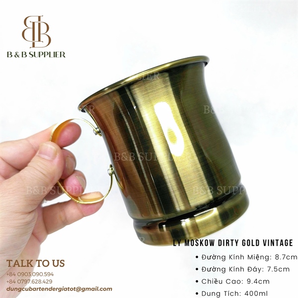 Ly Moskow Dirty Gold Vintage Nhấn Eo 3