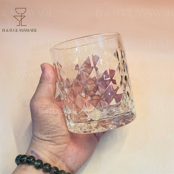 Ly Rock Hoa Văn Kim Cương 300ml - ảnh 2