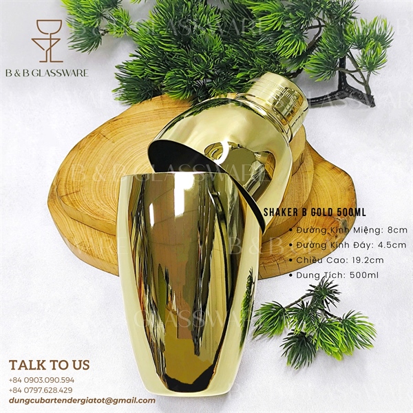 Shaker B Gold 500ml - ảnh 2