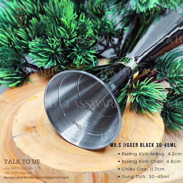 Mr.S Jigger Black 30-45ml - ảnh 2