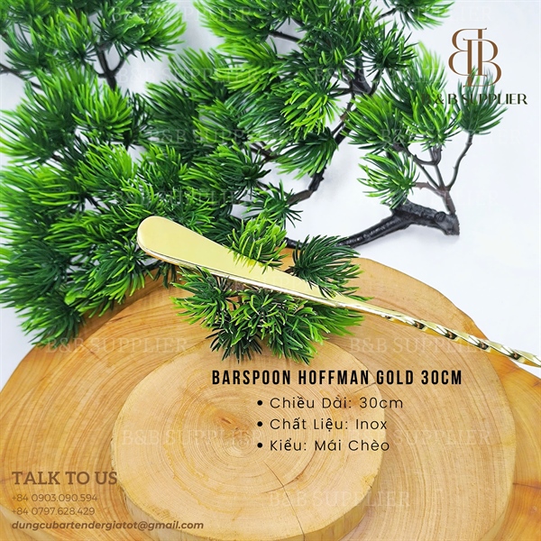 Barspoon Hoffman Gold 30cm - ảnh 2