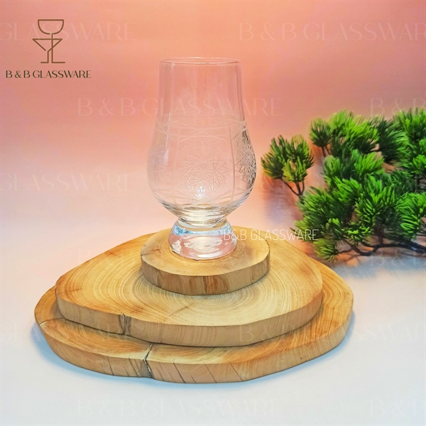 Ly Whisky Taste Khắc Hình Hoa 180ml
