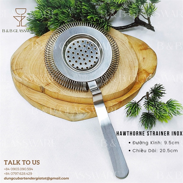 Hawthorne Strainer Inox - ảnh 2