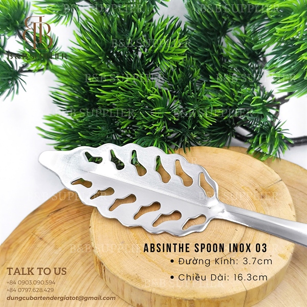 Absinthe Spoon Inox / Muỗng Absinthe Inox 3