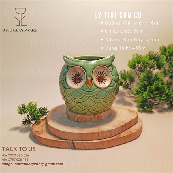 Ly Sứ Tiki Con Cú