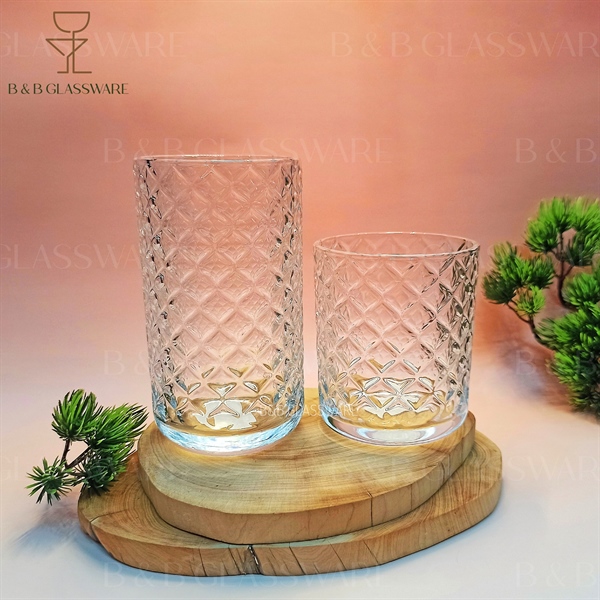 Ly Highball Tròn Vảy Cá K1010B 3