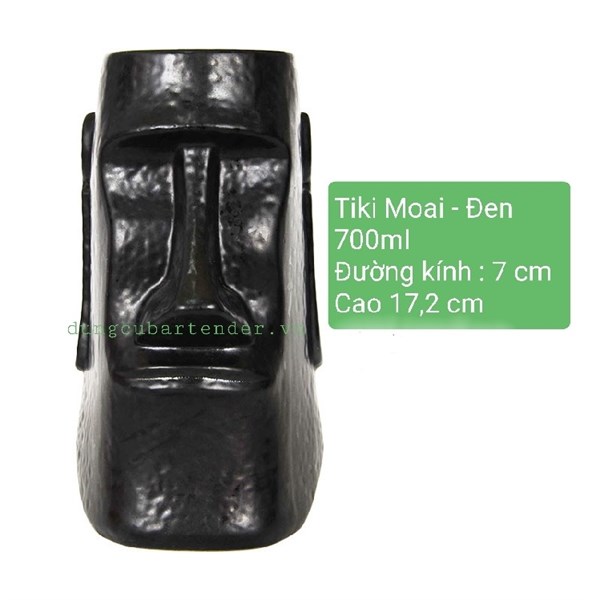 Tiki Moai Đen 700ml