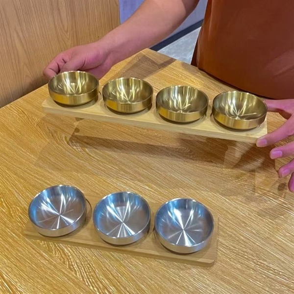 Vàng Nhám Hai Lớp / Chén 10.5 cm