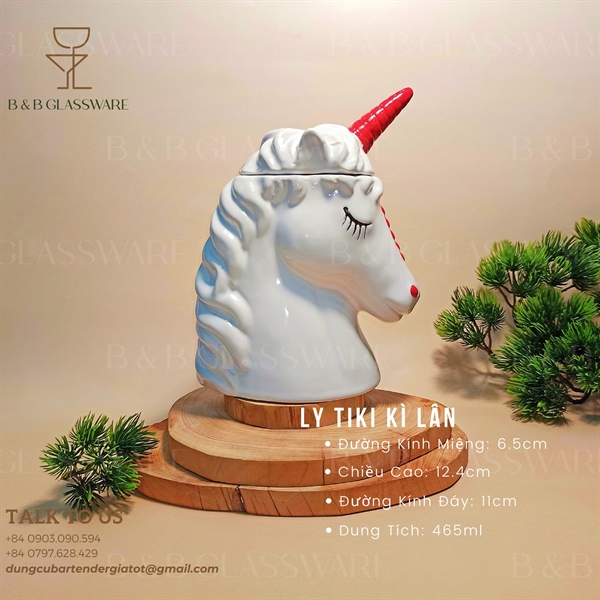 Ly Sứ Tiki Kì Lân - C6