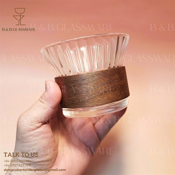 Ly Paula Size Nhỏ 210ml (Kèm Vòng Gỗ) - ảnh 2