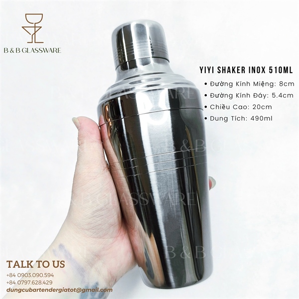 Yiyi Shaker Inox 510ml 5