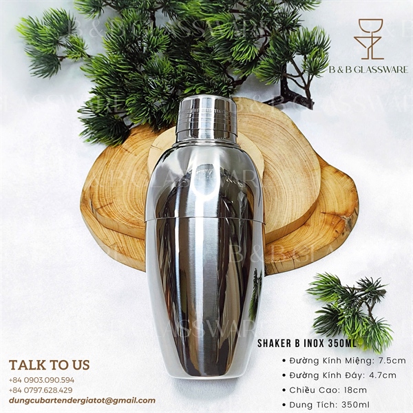 Shaker B Inox 350ml