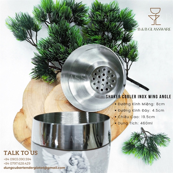 Shaker Cobbler Inox Wing Angel 3