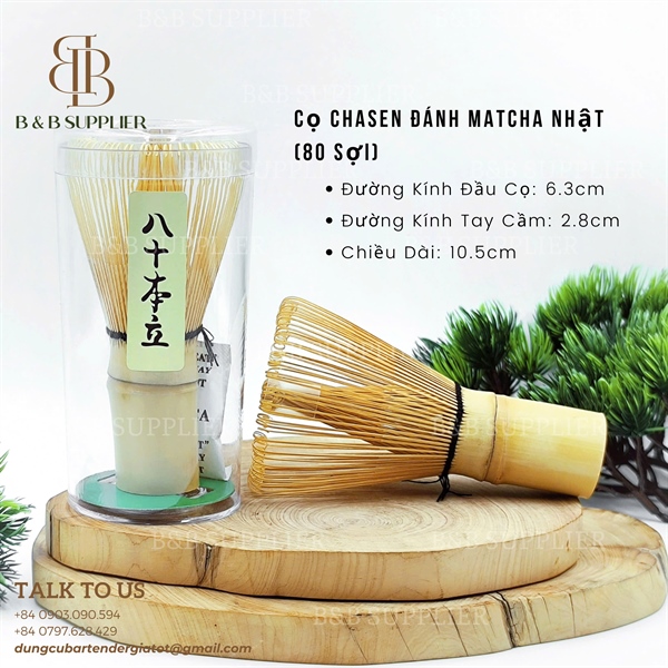 Cọ Chasen Đánh Matcha Nhật (80 Sợi) 3