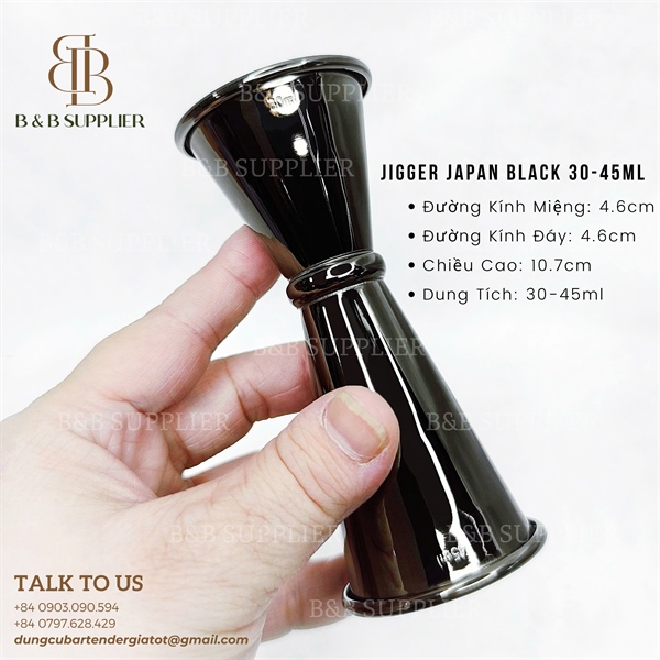 Jigger Japan Black 30-45ml 3
