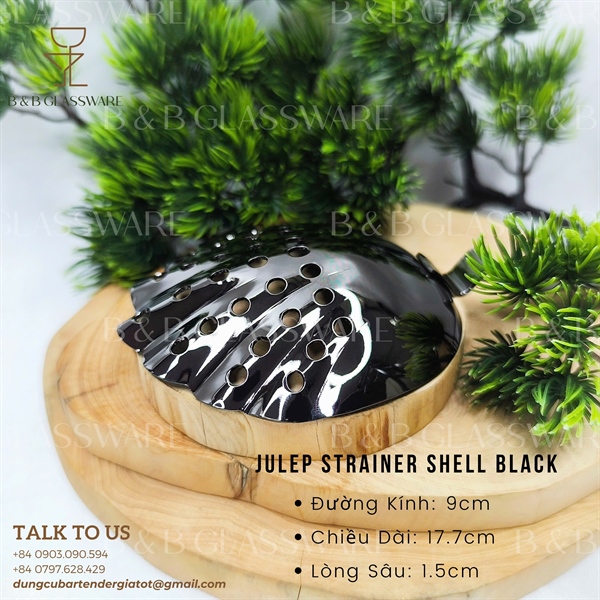 Julep Strainer Shell Black 3