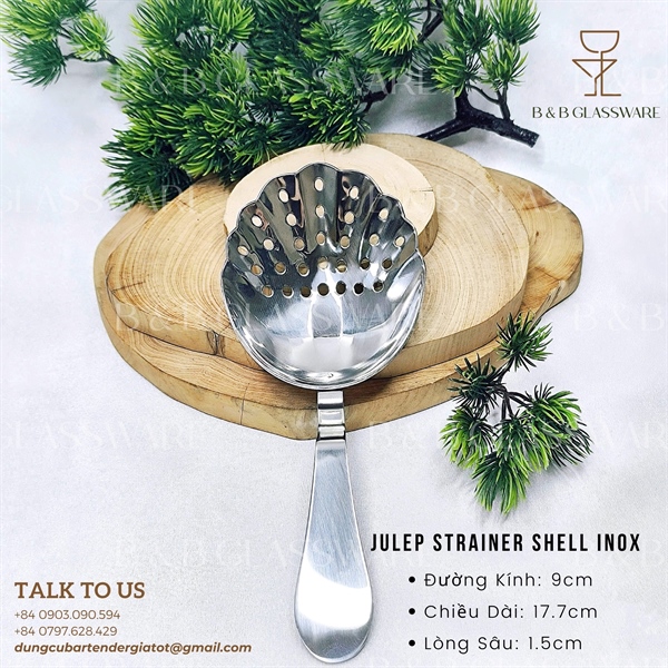 Julep Strainer Shell Inox