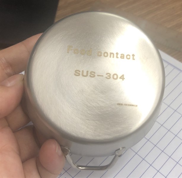 Chén Sauce Inox Đường Kính 8cm Đế Bằng 3