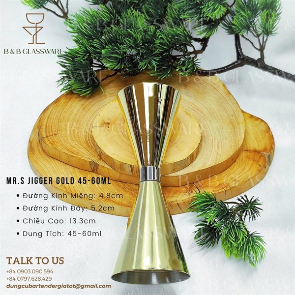 Mr.S Jigger Gold 45-60ml