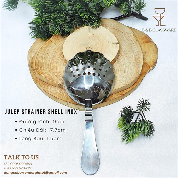 Julep Strainer Shell Inox - ảnh 2