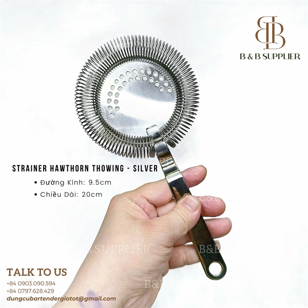 Strainer Hawthorn Thowing - Silver 3