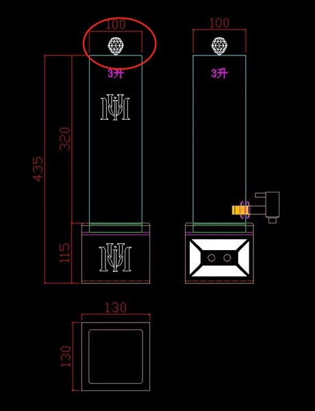 Tháp bia 3L hàng pre-order thiết kế logo theo yêu cầu quán - ảnh 2