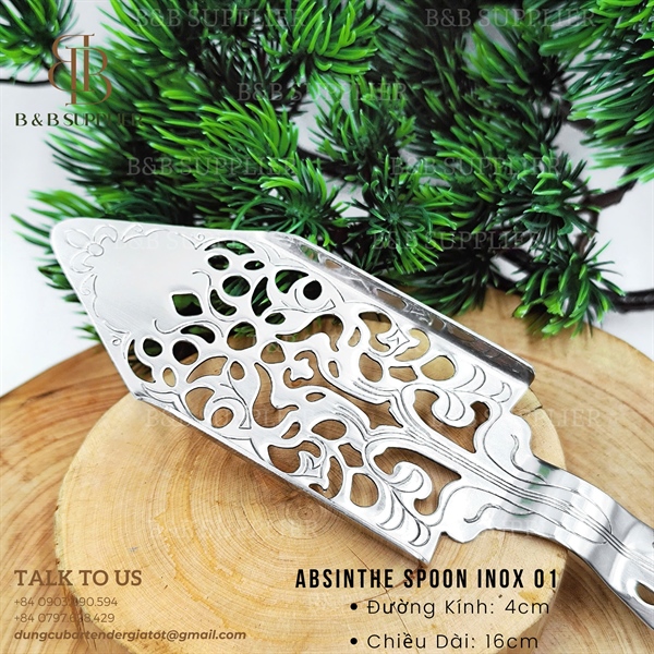 Absinthe Spoon Inox / Muỗng Absinthe Inox 3