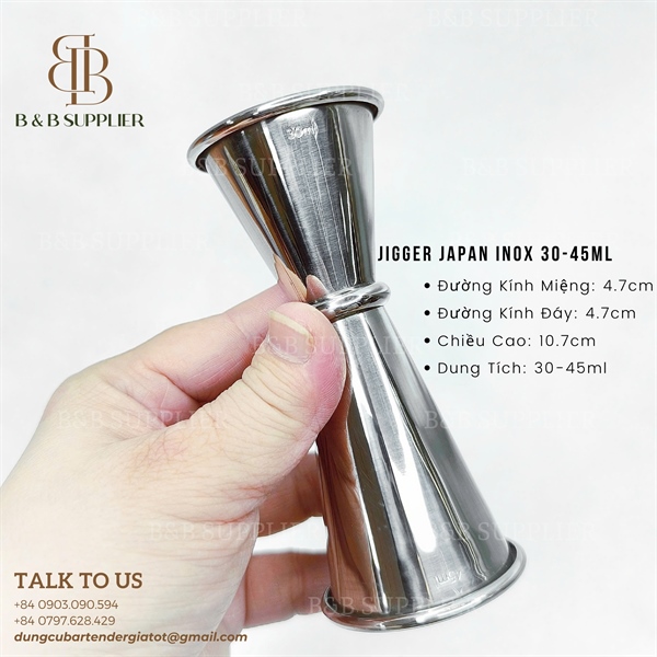 Jigger Japan Inox 30-45ml 3