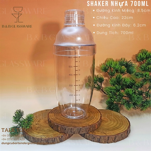 Shaker Nhựa 700ml