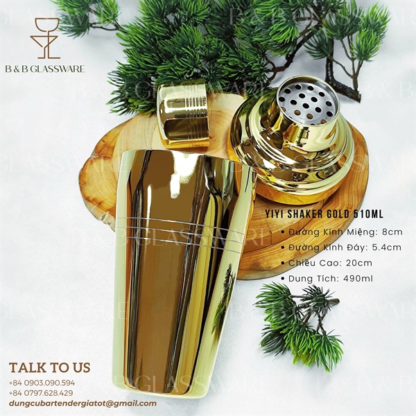 Yiyi Shaker Gold 510ml 3