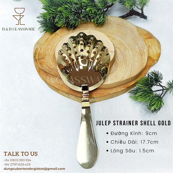 Julep Strainer Shell Gold - ảnh 2