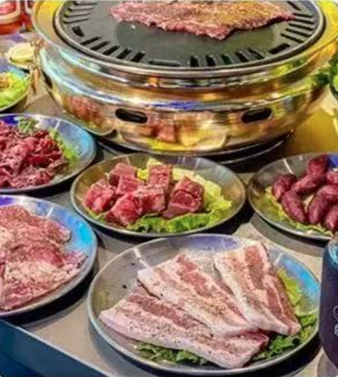 Dĩa Inox Phong Cách Hàn Quốc Inox Nhám Vàng Nhạt Nhám 3