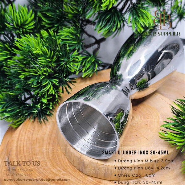 Smart U Jigger Inox 30-45ml - ảnh 2